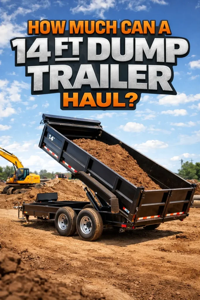 How Much Can a 14 ft Dump Trailer Haul Capacity, Weight & Towing Guide