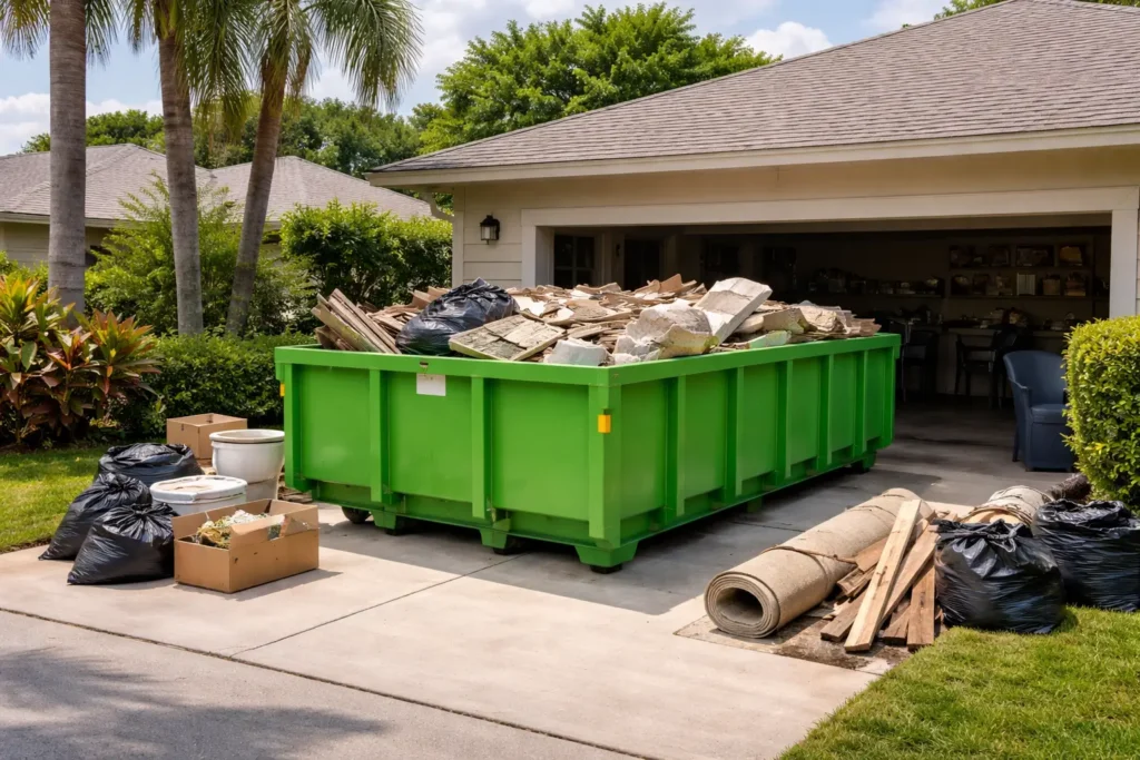 10 yard dumpster in West Palm Beach